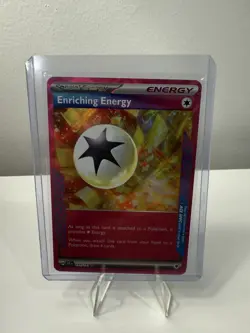 Pokemon TCG: Enriching Energy 191/191 Holo ACE SPEC Surging Sparks LP - Image 1