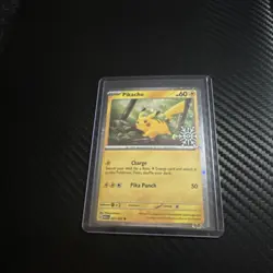 Pikachu 25/165 (Holiday Calendar) Stamped Pokemon Scarlet & Violet 151 - Image 1