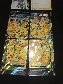 Pokemon Sword & Shield Pikachu V-Union Set of 6 W/ TRAINER & CODE PACK FRESH - Image 2