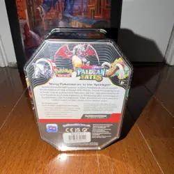 Pokemon Scarlet & Violet Paldean Fates Great Tusk ex Tin - Image 3