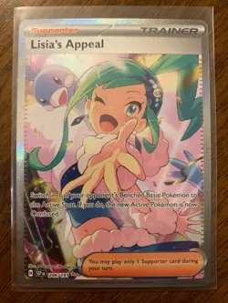 Lisia's Appeal 246/191 Full Art Sv08: Surging Sparks Holo NM POKEMON TCG - Image 1