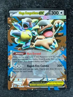 2025 Pokemon MEGA KANGASKHAN EX #104/132 Mega Evolution Double Rare Holo English - Image 1