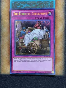 Yugioh The Forceful Checkpoint TDIL-EN080 Secret Rare 1st Ed NM - Image 1