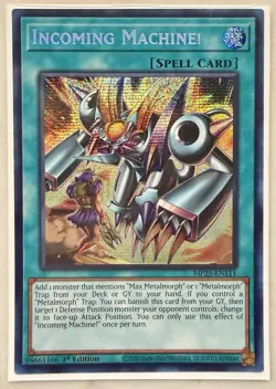 Yugioh! Incoming Machine! - MP25-EN111 - Prismatic Secret Rare - 1st Edition Nea - Image 1