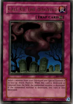 Yugioh Call Of The Haunted PSV-012 Original Print Ultra Rare NM - Image 1