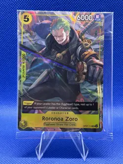 One Piece Roronoa Zoro OP07-113 Illustration Box Vol. 3 Promo Sealed - Image 1