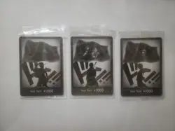 One Piece Special Don!! Vol. 1, 2 & 3 Luffy, Ace & Sabo 3 Promo Card Set Sealed - Image 1