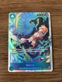 One Piece TCG Marco PRB02-008 SR One Piece the Best Vol. 2 English NM - Image 1