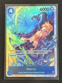 One Piece TCG Marco PRB02-008 SR One Piece the Best Vol. 2 English NM - Image 1