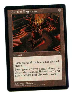 1x mtg Anvil of Bogardan Visions Regular MTG EX Magic the Gathering - Image 1