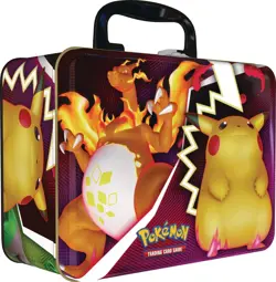 Pokemon Fall 2020 Collector’s Chest Lunch Box Tin Charizard Factory Sealed - Image 1