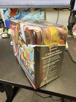 Pokemon Fall 2020 Collector’s Chest Lunch Box Tin Charizard Factory Sealed - Image 2