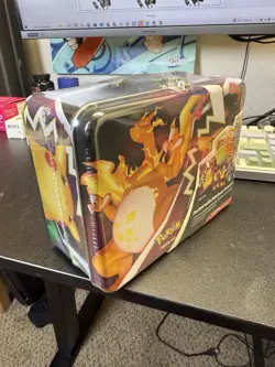 Pokemon Fall 2020 Collector’s Chest Lunch Box Tin Charizard Factory Sealed - Image 5