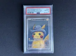 2023 POKEMON SVP EN-SV BLACK STAR PROMO #085 PIKACHU WITH GREY FELT HAT PSA 10!! - Image 1
