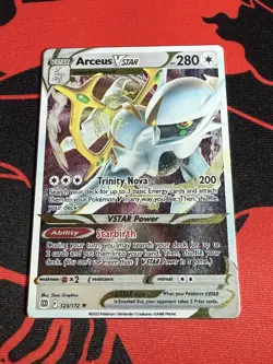 Pokemon TCG Arceus VSTAR Metal Ultra-Premium Collection 123/172 Brilliant Stars - Image 1