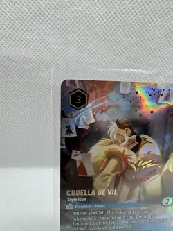 Disney Lorcana Fabled Cruella De Vil Style Icon Enchanted 236 EN 9 - Image 4