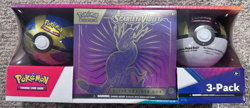 Costco 3-Pack Pokemon TCG Scarlet & Violet ETB and Pokeball SEALED - Image 1