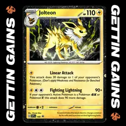 Jolteon - SVP 169 - Cosmos Holo - Black Star Promo - Pokemon Card - NM/M - Image 1