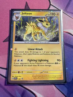 Pokemon - Jolteon Cosmos Holo - SVP169 - Black Star Promo Card - Image 1