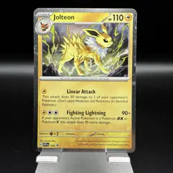 Pokemon | Jolteon | SVP 169 Black Star Promo Cosmos Holo TCG Card BSP Prismatic - Image 1
