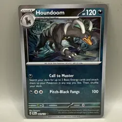 Pokemon TCG Houndoom (Master Ball Pattern) 063/131 Sv: Prismatic Evolutions 🔥 - Image 1