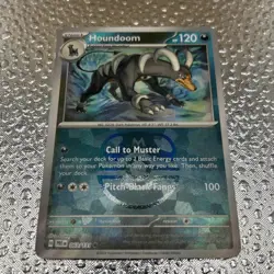 Houndoom (Master Ball Pattern) 063/131 Sv: Prismatic Evolutions Holo Pokemon Tcg - Image 1