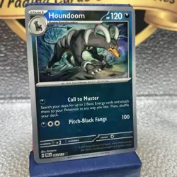 Houndoom (Master Ball Pattern) 063/131 Sv: Prismatic Evolutions Holo Pokemon Tcg - Image 2