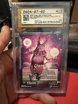 Dragon Ball Super Card, Pre-release Champa Victory at All Costs, CGC Pristine 10 - Image 2