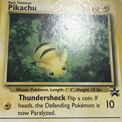 Pokemon Card Black Star Promo Pikachu 27 WOTC NM - Image 3