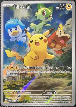 Pikachu 027 Sv: Scarlet & Violet Promo Cards Holo - Pokemon Card - Image 1