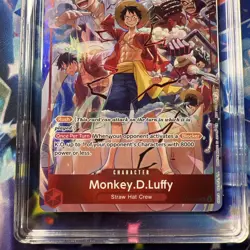 One Piece Day Dallas 2025 Monkey D. Luffy ST10-006 Promo Card TAG 10 Gem Mint - Image 3