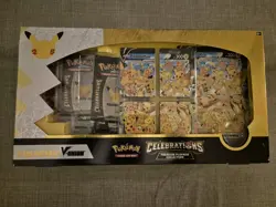 Pokemon Pikachu v TCG Celebrations 25th Anniversary Union Collection Box Sealed - Image 1