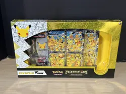 POKEMON CELEBRATIONS PIKACHU V-UNION SPECIAL COLLECTION BOX SEALED - Image 1