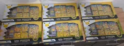 Pokemon TCG Celebrations Pikachu V-Union Special Collection Case 6 Sealed Boxes - Image 1
