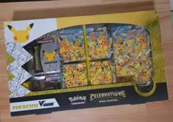 Pokemon TCG Celebrations Pikachu V-Union Special Collection Case 6 Sealed Boxes - Image 4