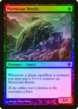 Mortician Beetle FOIL Rise of the Eldrazi NM Black Rare MAGIC - Image 1