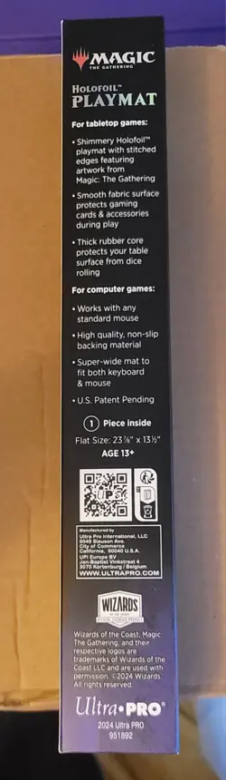 Ultra Pro MTG Final Fantasy Traveling Black Chocobo Holofoil Playmat NEW - Image 3