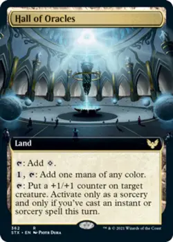 x1 Hall of Oracles - Extended Art - Strixhaven: School of Mages - NM - MTG - Image 1