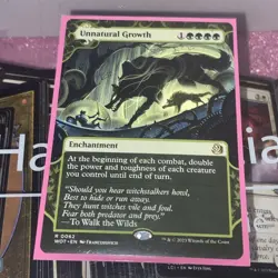 Unnatural Growth Wilds of Eldraine: Enchanting Tales Regular - Image 1