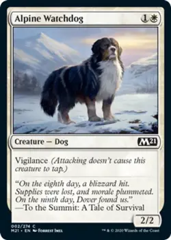 x1 Alpine Watchdog - Core Set 2021 (M21) - NM - MTG - Image 1