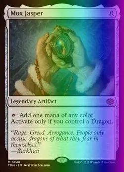 MTG Magic the Gathering Mox Jasper (246/485) Tarkir Dragonstorm FOIL - Image 1