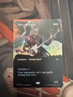 Voice of Victory (Borderless) Tarkir: Dragonstorm Foil - Image 1