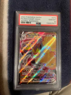 MACHAMP VMAX 2022 Pokemon ASTRAL RADIANCE PSA 10 Gem Mint - Image 1