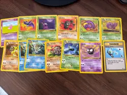 Pokemon Fossil Set 13 Card Mixed Lot 1999 WOTC - Image 1