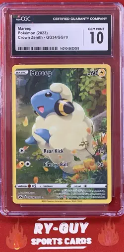 2023 POKEMON CROWN ZENITH MAREEP #GG34 CGC 10💎 - Image 1