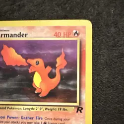 Pokemon TCG Charmander Team Rocket 50/82 1st Edition Basic 2000 40 HP - Image 4