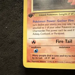 Pokemon TCG Charmander Team Rocket 50/82 1st Edition Basic 2000 40 HP - Image 5