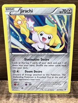 Pokemon TCG Jirachi Roaring Skies 42/108 Regular 1st Edition Holo Rare - Image 1