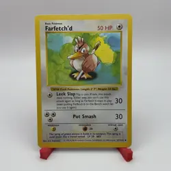 Farfetch'd Shadowless Base Set Unlimited Pokemon TCG 27/102 Uncommon - Image 1
