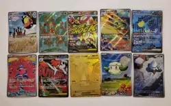 Pokemon Japanese Collection Card Lot - Mega Charizard X MUR, Iron Crown SAR, Etc - Image 1
